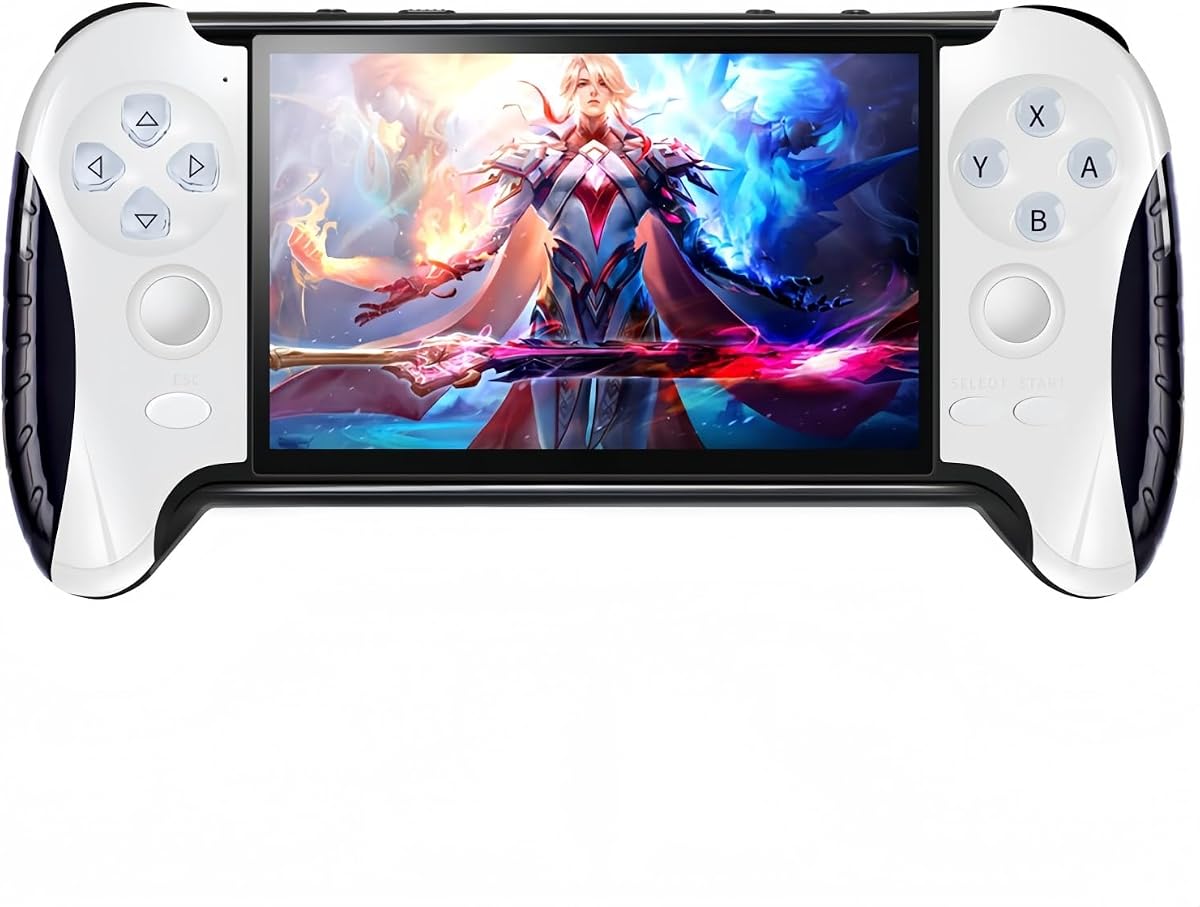 4.3" Portable Video Game Console Creative Controller Design Multiple Emulators MP4/MP3/E-Book TV Output Casual Puzzle Handheld Retro Video Games Birthday