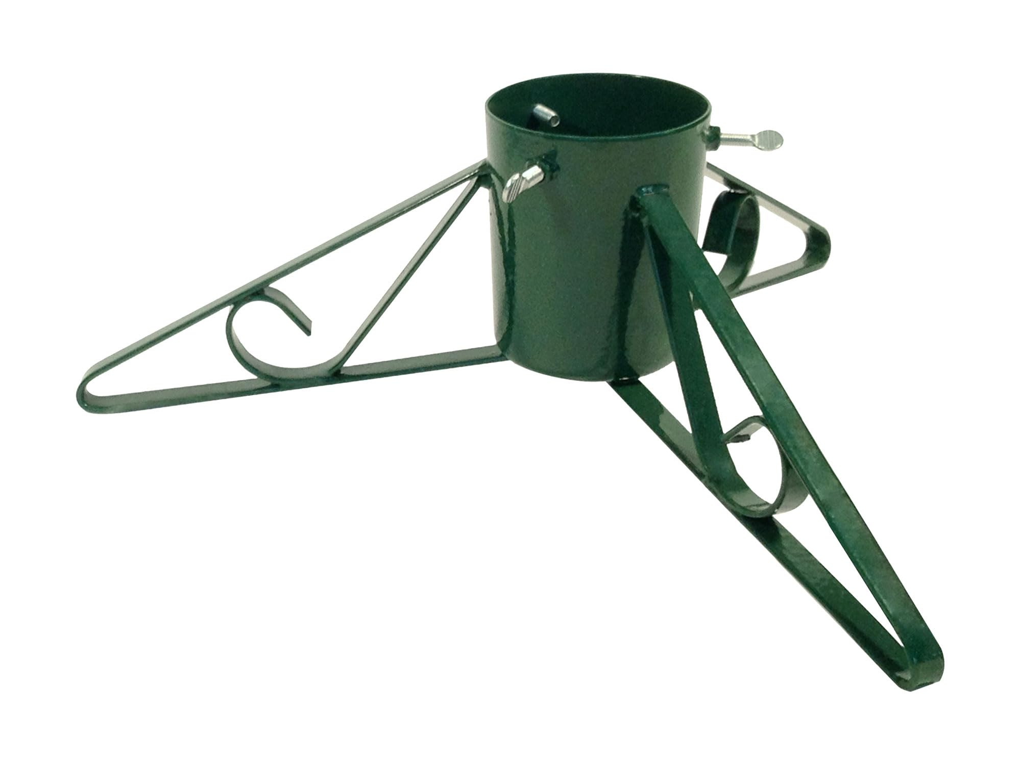 Garden Pride Scrolled Sussex Christmas Tree Stand - Green - 5.5" Diameter