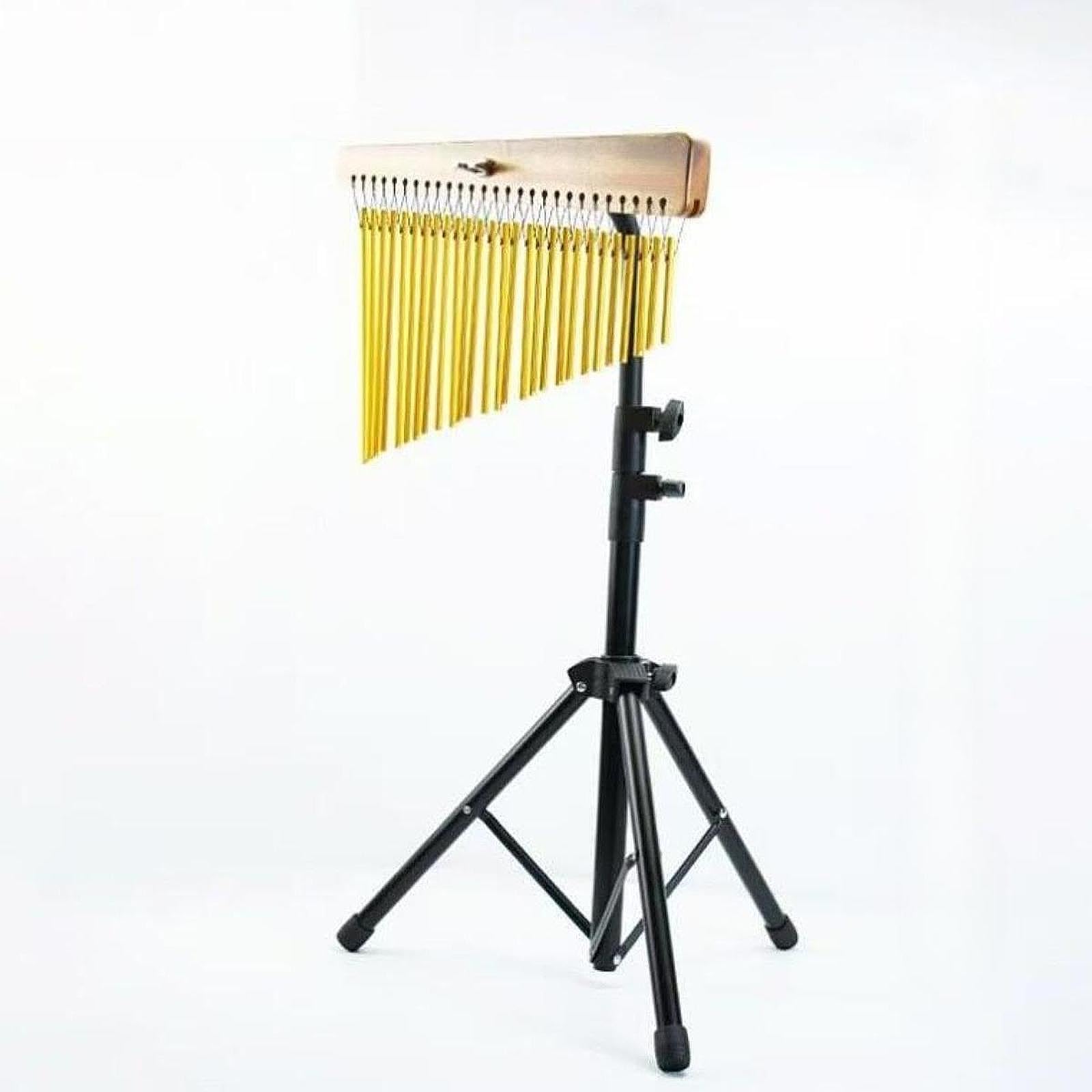 Barra chimes, altezza regolabile a percussione musical a fila singola eolica treppiede per l'esibizione