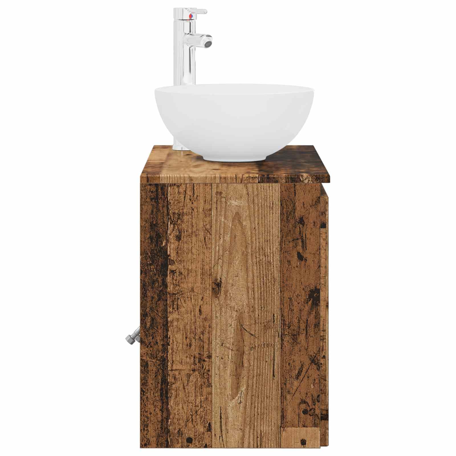 Mueble lavabo de pared madera antigua 49,5 x 41 x 64,5 cm