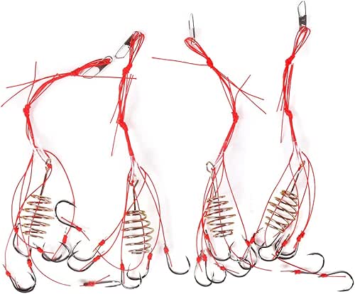 Conskyee Carp Fishing Hooks Baits Lure Set with Spring Traps