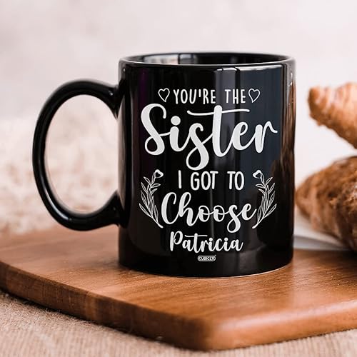Vista 80 de CUBICER Taza de café de cerámica blanca personalizada, con nombre personalizado, divertidas tazas novedosas con refranes, onzas, regalos de Navidad