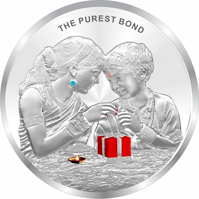 Precious Moments Raksha Bandhan Silver Coin (999) Purity by ACPL-image-22