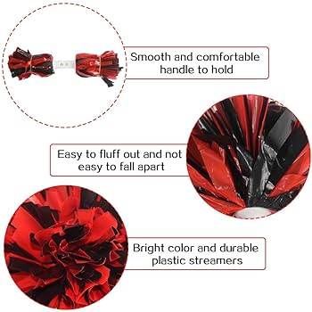 チアバック　ポンポン　部活 Amazon.co.jp: Hooshing チアリーディングポンポン2個 ブラック