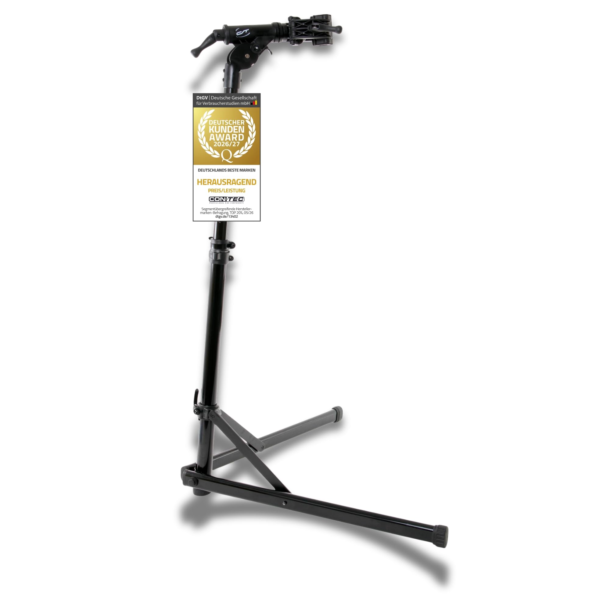 Contec Rock Steady Support de Montage pour vélo d’Adulte Noir Max. 30 kg