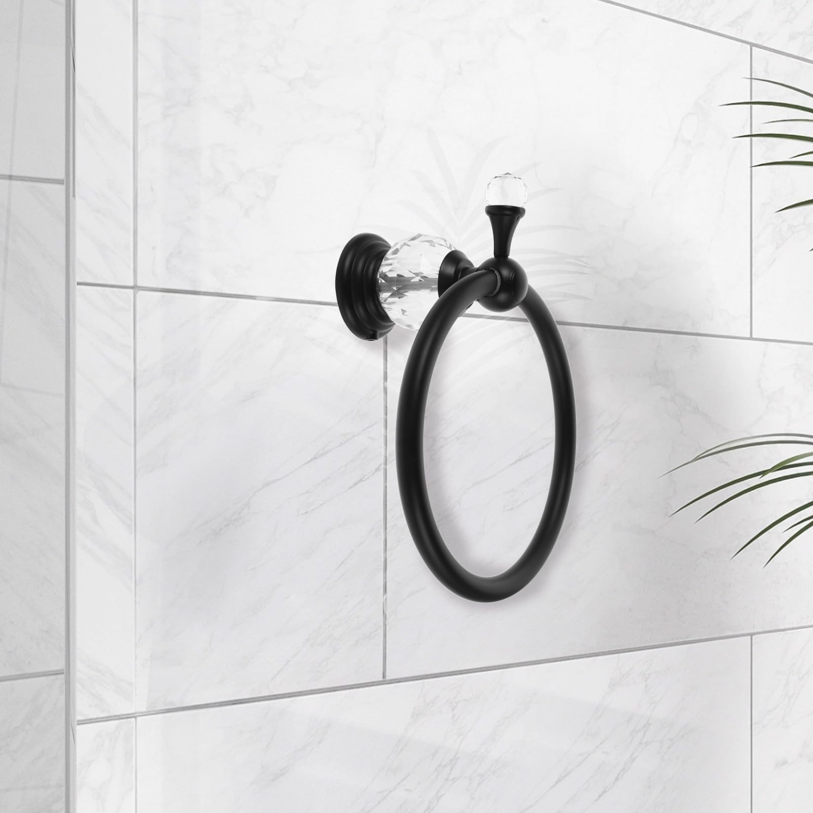Zerodeko Toallero de Baño Único de Aleación de Zinc Diseño Artístico para Pared
