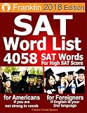 2018 Franklin SAT Word List With 4058 SAT Words for High SAT Score