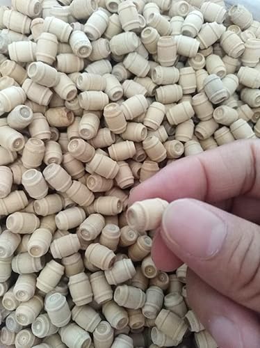 Miniatura 2 de Accesorios para modelos de barcos - Cubo de madera de 0.433x0.276 in Barril de vino de madera 10pcs