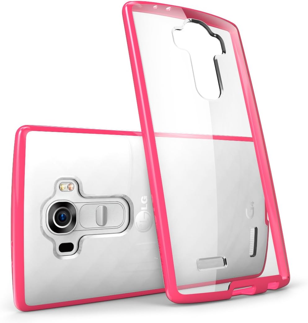 i-Blason Halo Series Scratch Resistant Bumper Case for LG G4 - LG-G4-Halo-Clear/Pink