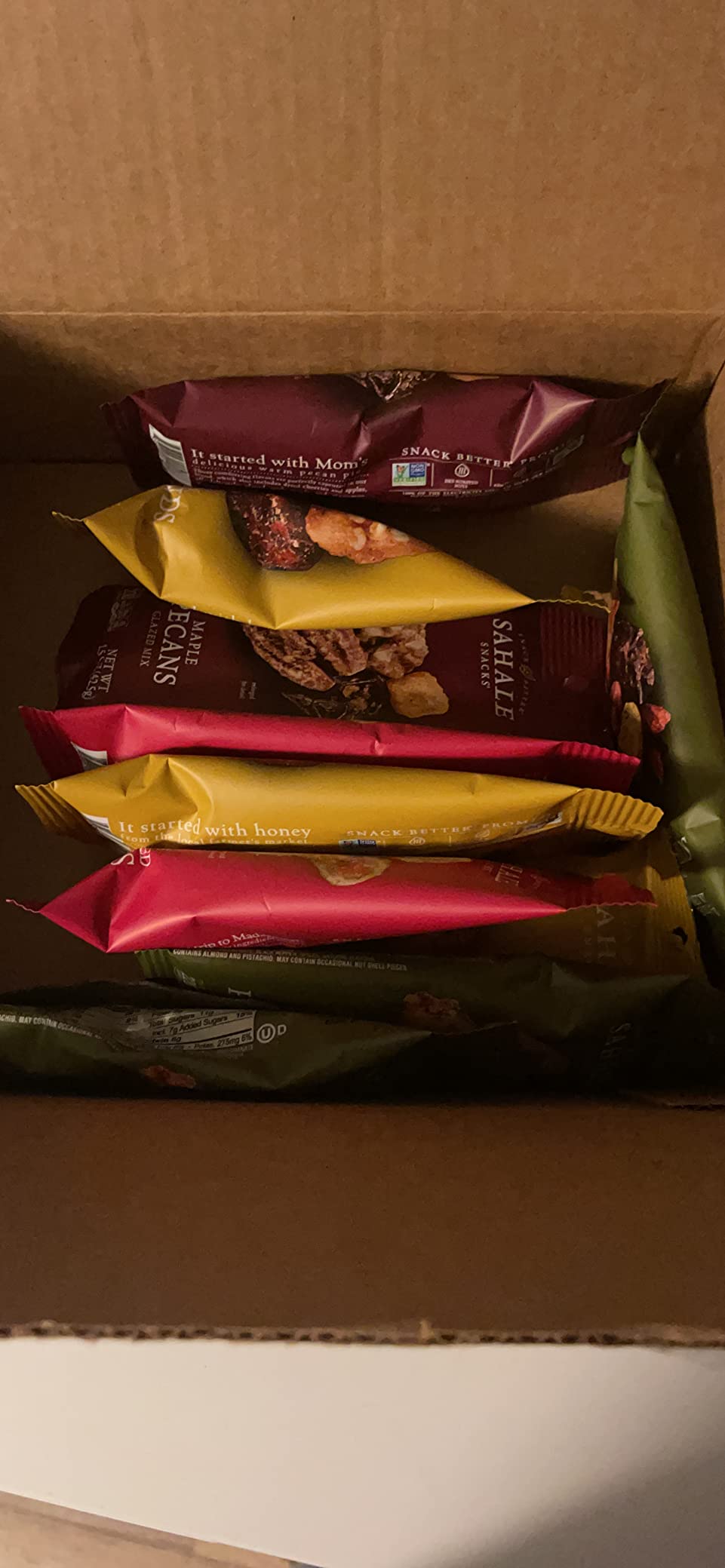 Sahale Snacks Glazed Nut Mix Variety Pack, 1.5 Ounces (Pack of 12) photo review