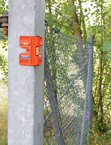 Connex Pfostenwasserwaage 13,5 cm, COXT743135, Rot & Meister Maurerschnur rot - 100 m Länge - Ø 1,7 mm - Polyethylen geflochten - Knotenfest - Reißfest & Belastbar - Auf Spule/Richtschnur / 6305400