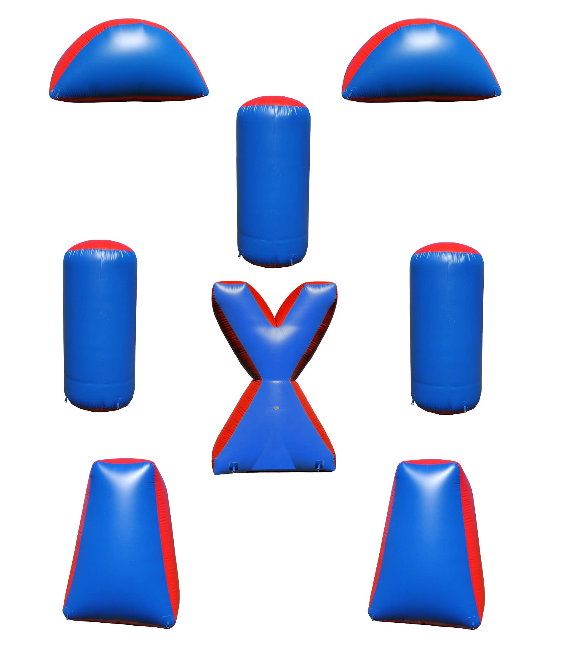 8 Piece Inflatable Air Bunker Set