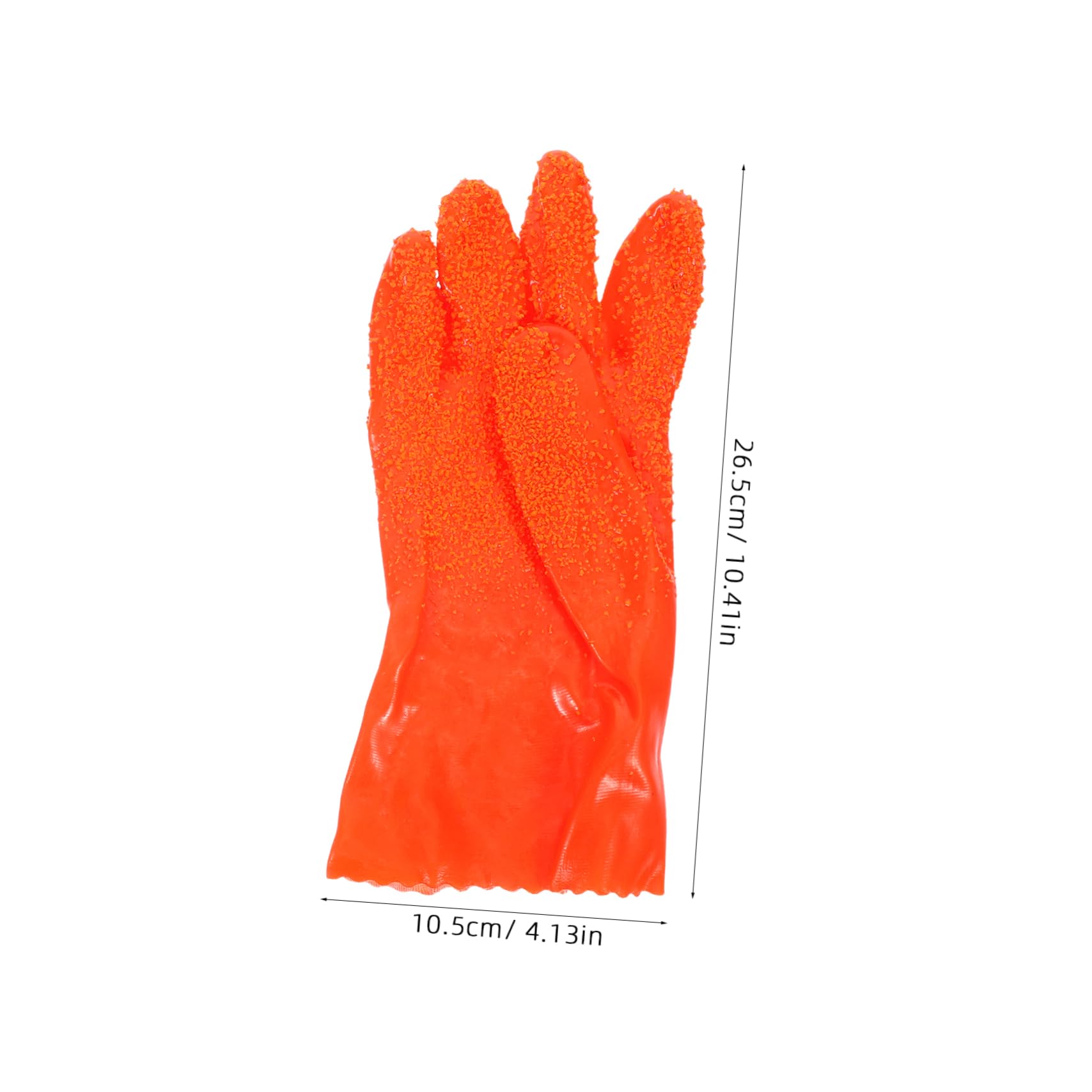 Veemoon 6 Pares de Guantes Impermeables de Goma para Limpieza de Tuberías y Alcantarillado, Resistentes Abrasión Diseño Flexible para Uso Frecuente en Fontanería