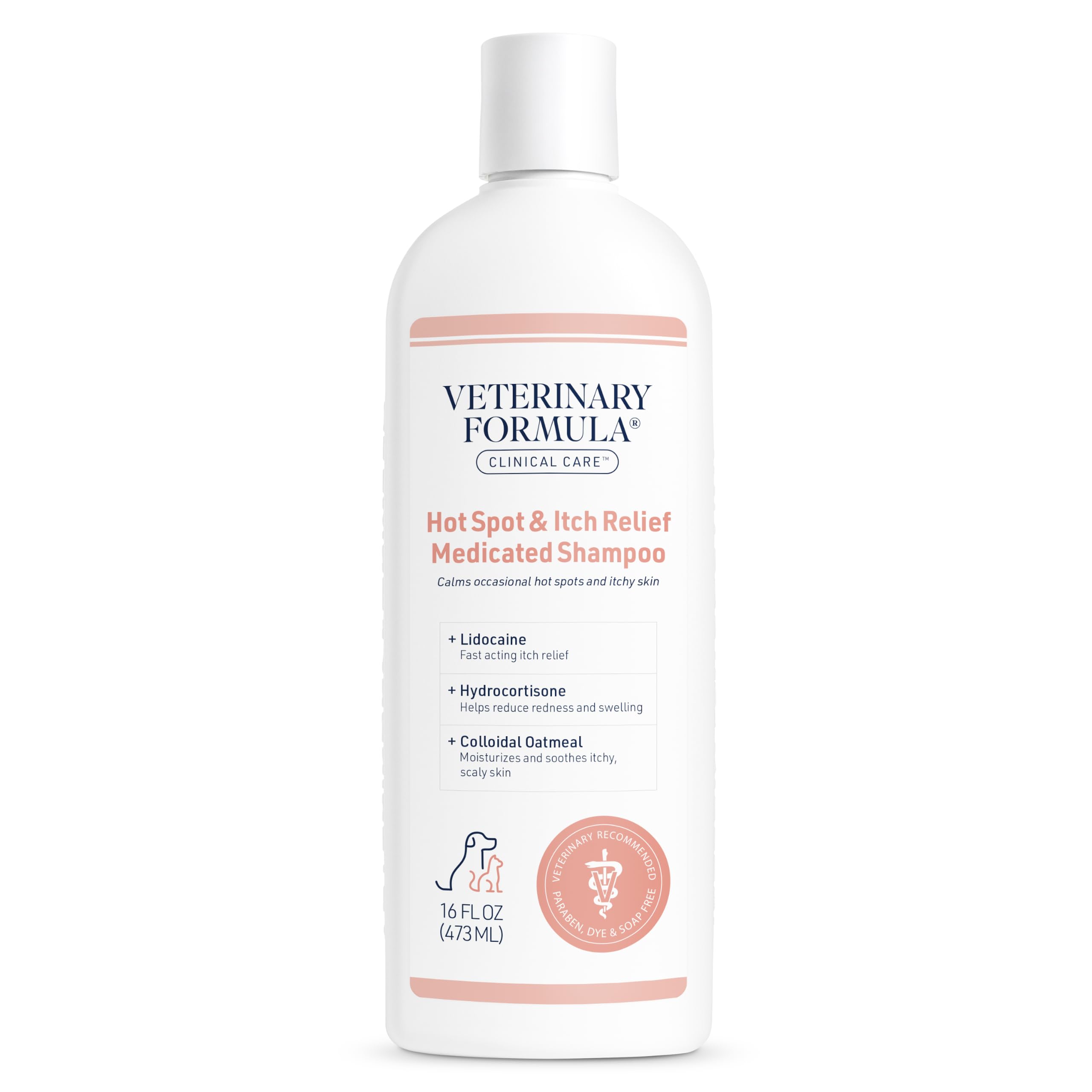 Veterinary Formula Clinical Care Hot Spot &amp; Itch Relief Pet Shampoo, 16 oz
