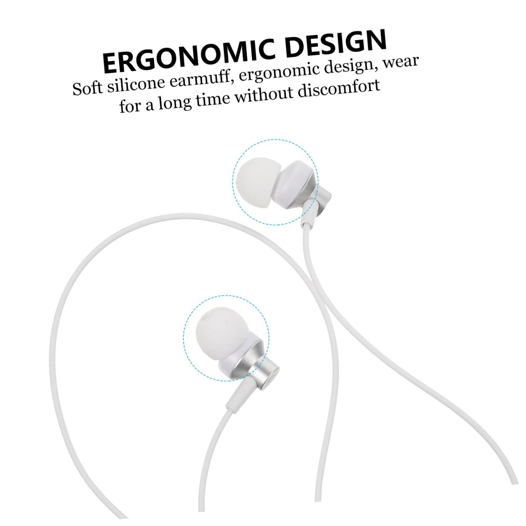 HEMOTON 2pezzi Cuffie In-ear Per Auricolari Portatili Con Suono Potente e Design Pratico Compatibili Con Vr Glasses Per Giocatori e Amanti Della Realtà Virtuale