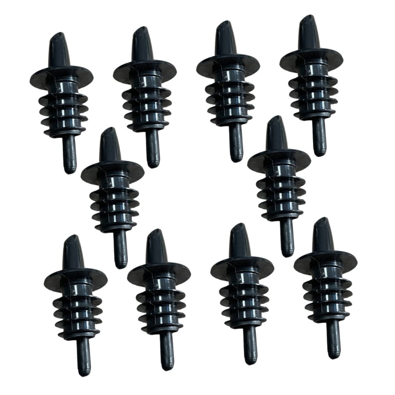 CIYODO 10pcs Wine Bottle Stoppers Airtight Wine Pouring Accessories for Bar Supply Easy to Carry and Store