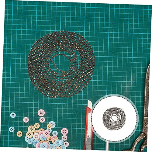 EXCEART 3 Pçs Corrente De Contas De Cobre Para Fabricação De Roupas Corrente De Bolas De Cobre Para