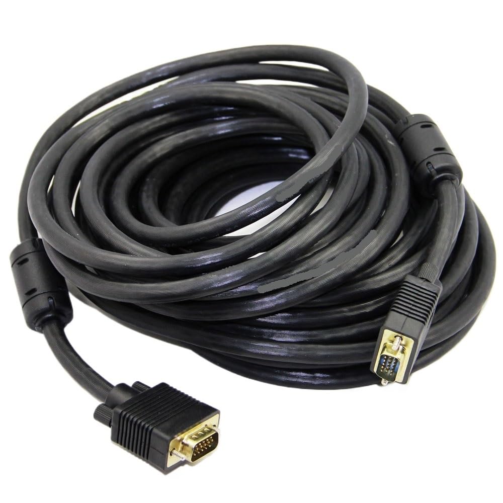 Kabel VGA męski 3+6 HD przewodowy 15PIN do projektora LCD monitora PC 1,5 m 300 cm 5 m 10 m 20 m (1,5 m)