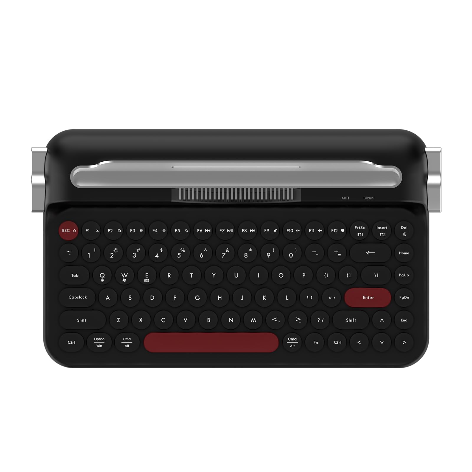 Amazon | OUSEITECH AF84オフィスキーボード タイプライター風 薄型