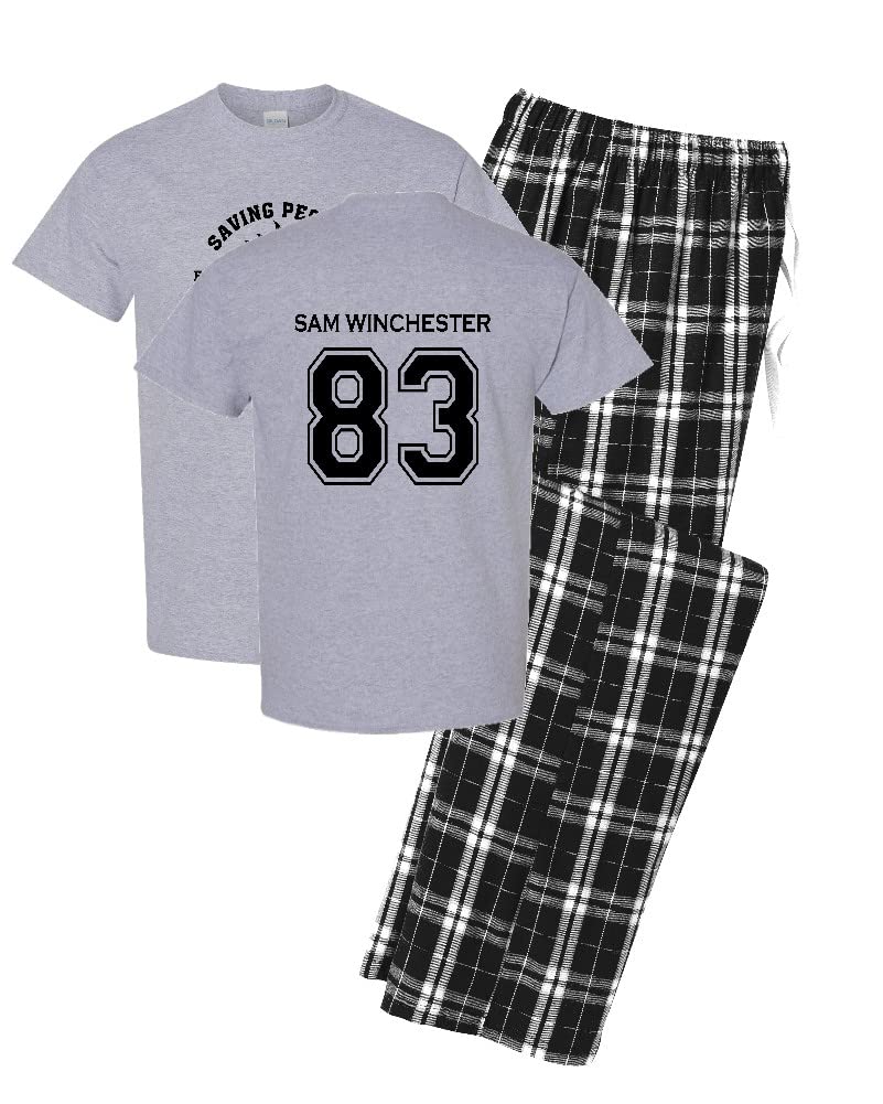 The Creating Studio Men's Sam Winchester Pajama Set, Gift for Men or Teens