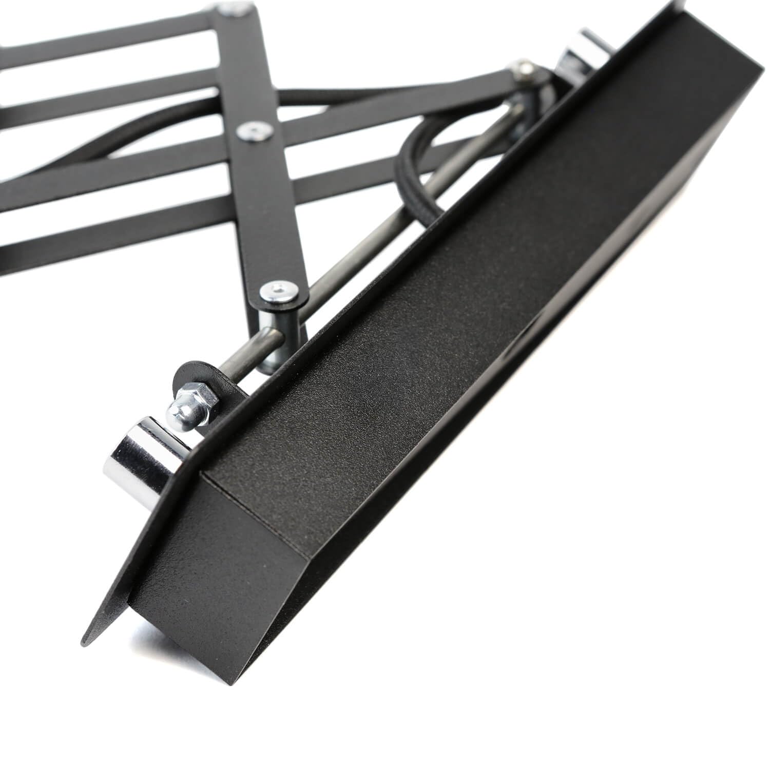 Licht-Erlebnisse Wandlampe Schwarz Metall verstellbar – Drehbare E27 Wandleuchte ausziehbar – Lampe Wandmontage Innen – B:16 cm – Wandleuchte Flur Küche Schlafzimmer