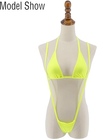 SHERRYLO Micro Bikini Extreme Slingshot G String Sling Bikinis Slutty Exotic Swimsuit Thong Bathing Suit Lingerie for Women