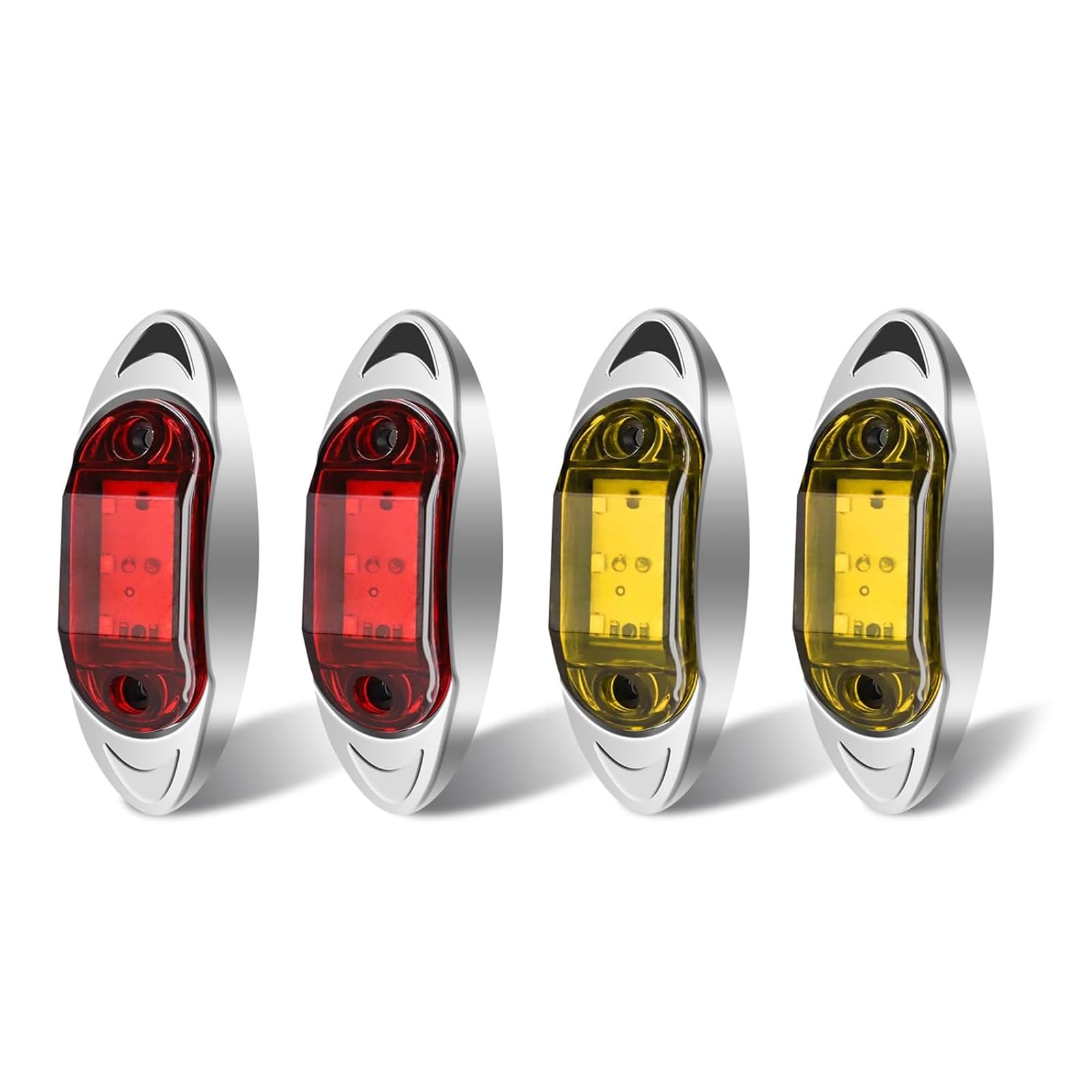 Amazon.co.jp: X-STYLE サイドマーカー 12V 24V 緑 6連 LED トラック用