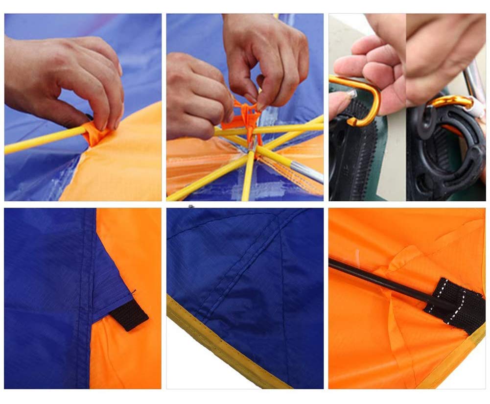 4-5 Personen Schlauchboot Sonnenschirm Inflatable Boat Segeln Markisendach Markise Obere Abdeckung Angelzelt