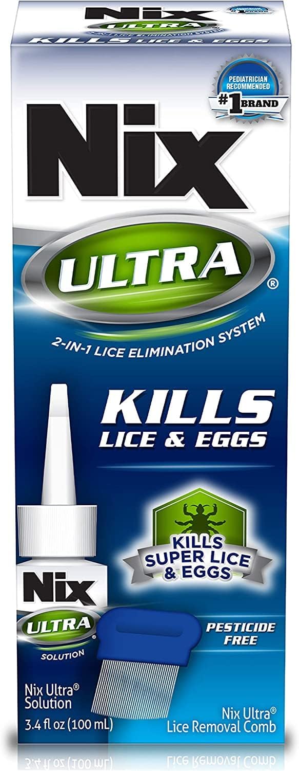 Nix Ultra 2in1 Lice Treatment 3.4 oz, Pack of 2