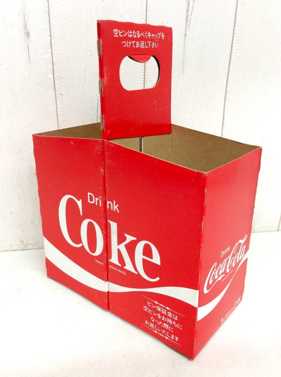 Amazon.co.jp: 昭和レトロ コーラ 紙製 ボトルケース 紙ケース 1