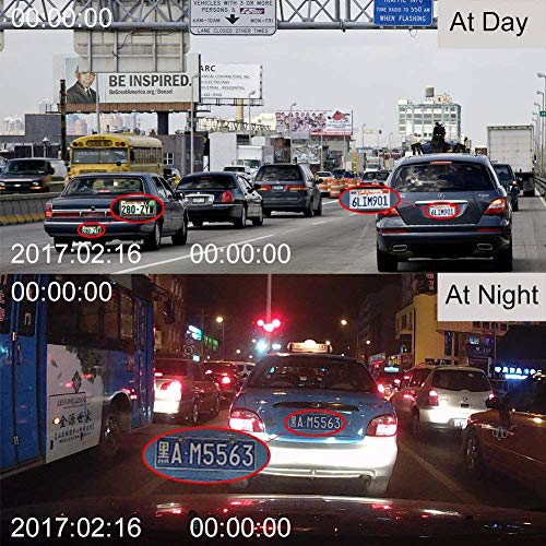 SENWOW Dash Cam 1080P Full HD Car Camera 2.7” LCD Driving Video 3-Lane Wide Angle 4 IR LED Dashboard DVR Built in G… - Image 6