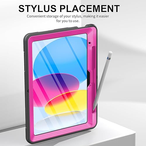 Miniatura 4 de Miesherk - Funda para iPad de 10 generación 2022 funda resistente a prueba de golpes de grado militar para iPad de 10.9 pulgadas de 10.9 pulgadas