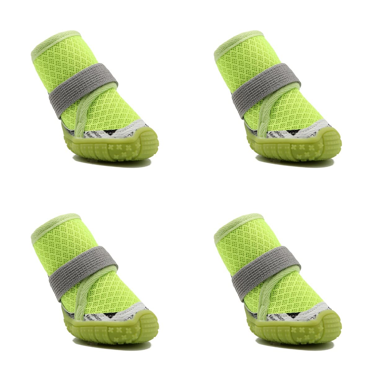 callkroon Large and Medium Size Breathable Shock-Absorbing Dog Shoes Medium Dog Boots paw Guards, hot Summer, Rainproof and Waterproof for Outdoor Walking, Non-Slip Soles (4)