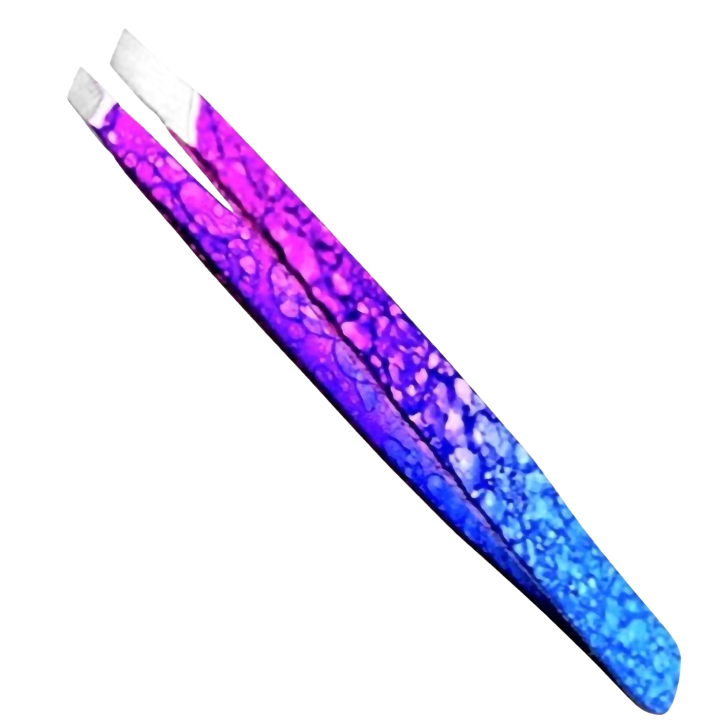 Asm Instruments Women's Pink Blue Asm Premium Eyebrow Tweezers Set For Facial Hair Remover For - Precision Tweezer For Eyebrows, Eyelashes & Ingrown Hair Eyelash Tweezers - Ideal Christmas Gifts For (Blue-Pink)