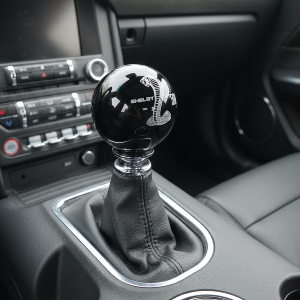 YOURKARTS.COM Manual Gear Knob (Snake-Inspired Black Style) – Unique Textured Shifter Stick Head | for Drift, Racing Mods | car Accessories 2025 for Boys