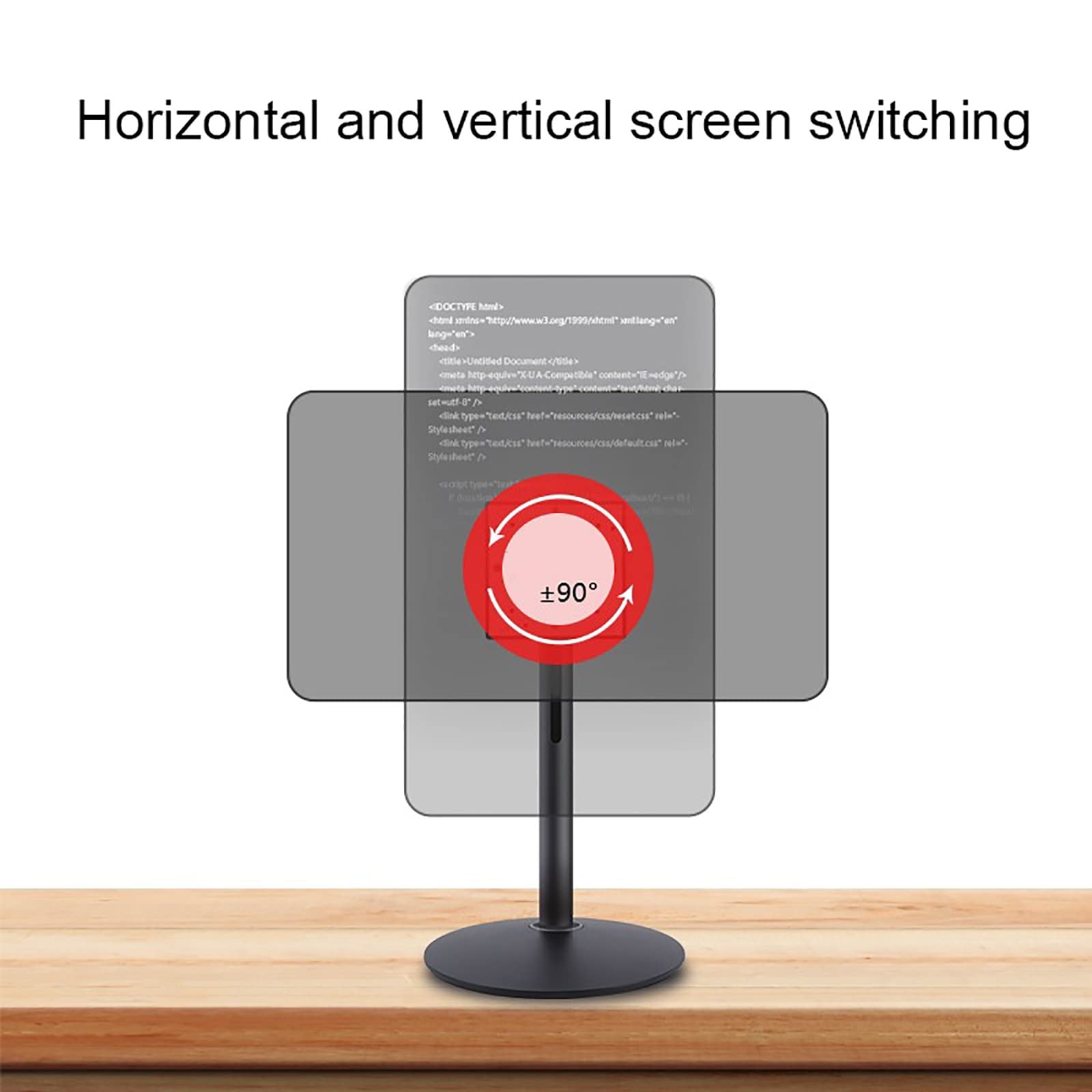 Soporte De Mesa para TV, Soporte para Monitor con Giro, Inclinación, Rotación Y Altura Ajustable. Compatible con Pantallas LCD De 10 A 27 Pulgadas. Soporta hasta 6 Kg (13
