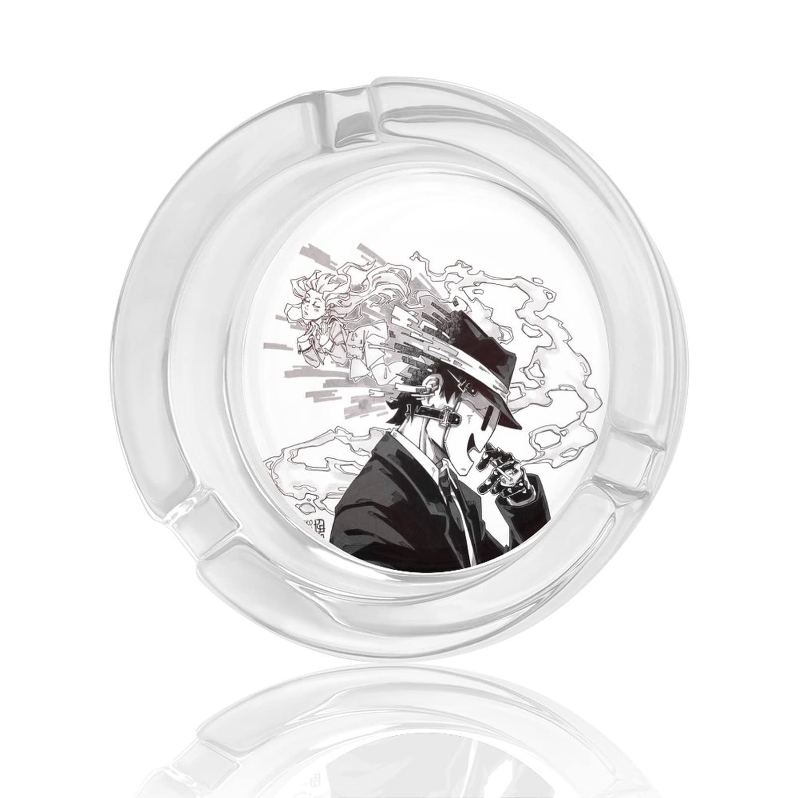 Amazon.co.jp: 灰皿 ガラスたばこ灰皿 天空侵犯 スナイパー仮面 ガラス