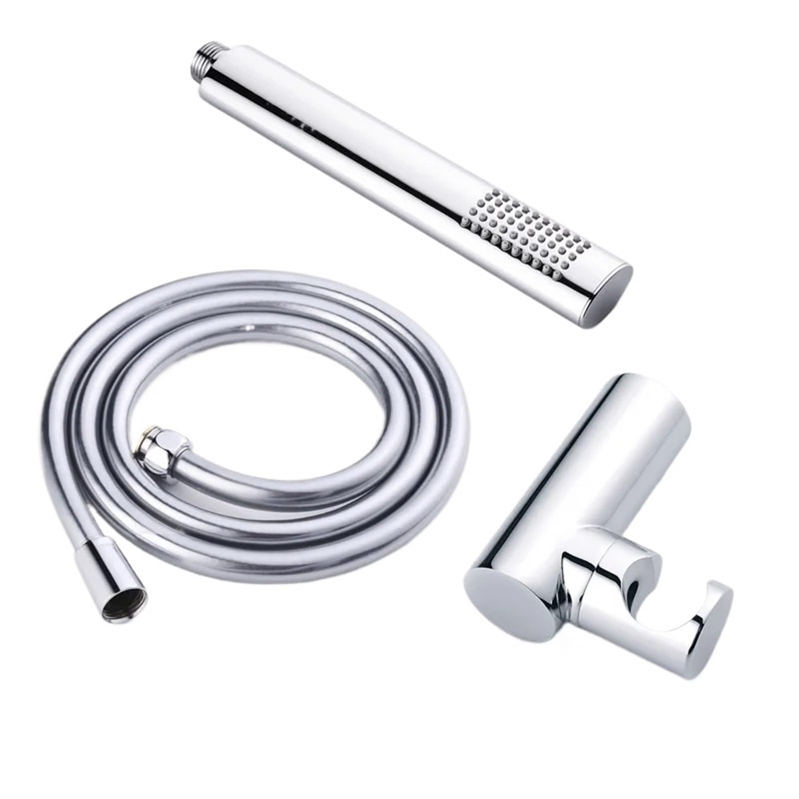 Duchas De Mano Ducha de Mano Juego de Ducha de Mano Cromado con Soporte y Manguera, Cabezal de Ducha de Mano for Montaje en Pared para Cuartos De Baño