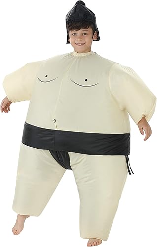 Miniatura 7 de Disfraz inflable de luchador de sumo para niños disfraz de lucha para Halloween de Toloco