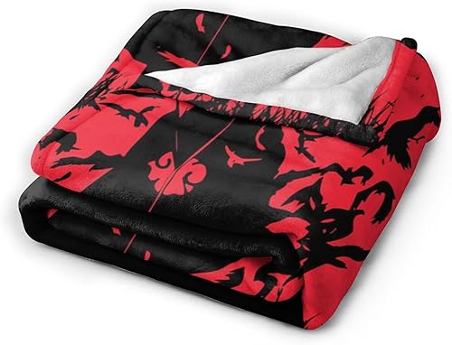 Miniatura 2 de Itachi - Manta de franela súper suave de anime, cómoda y ligera, manta de forro polar para sala de estar, sofá y dormitorio, 50 x 40 pulgadas
