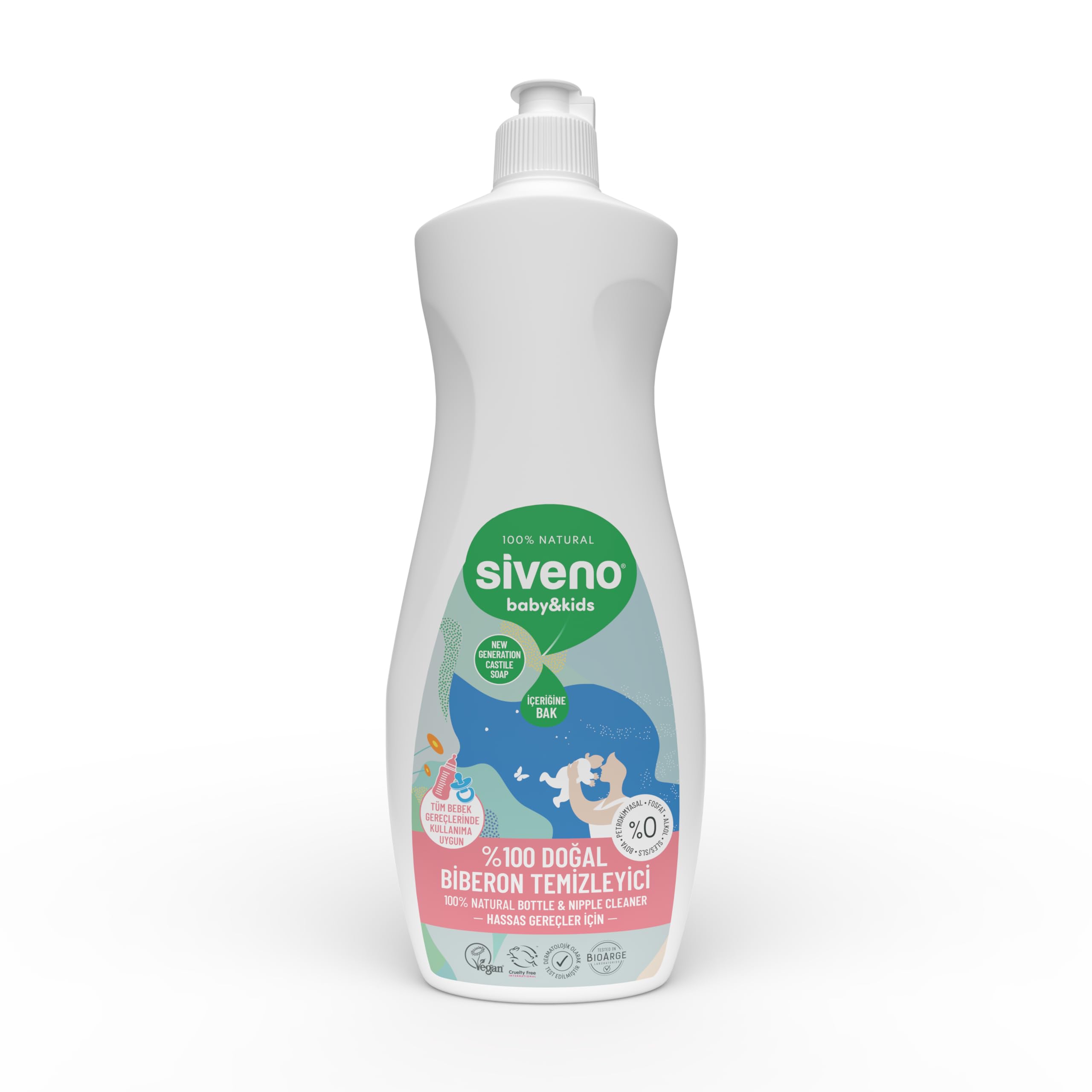 Siveno Baby Doğal Emzik ve Biberon Temizleyici 500 ml