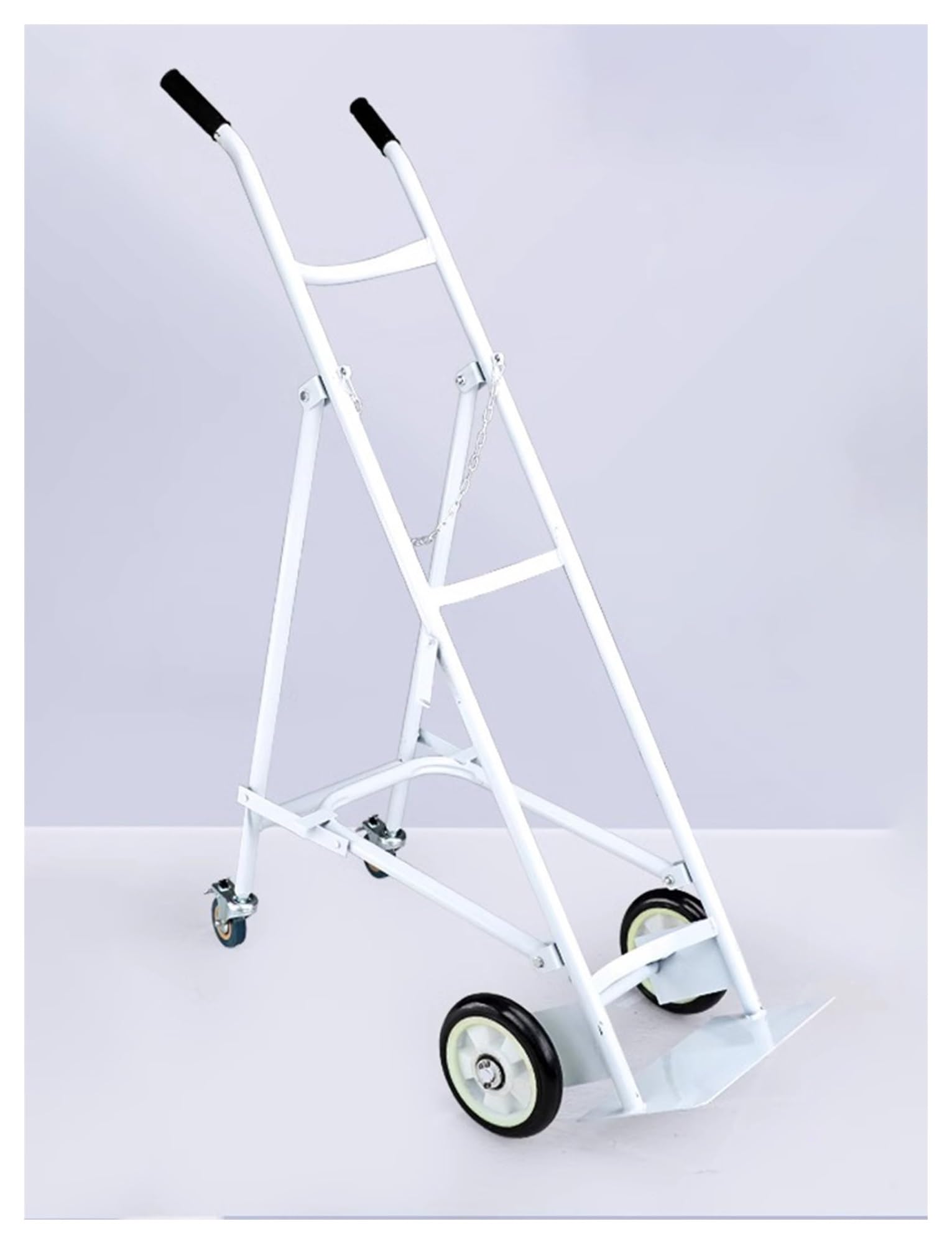 WQPMNYG Heavy Duty Tank Cart Dolly with Wheels, Gas Cylinder Fixed Shelf for 40L Oxygen Cylinder Storage and Transport, Rolling Cylinder Holder Stand
