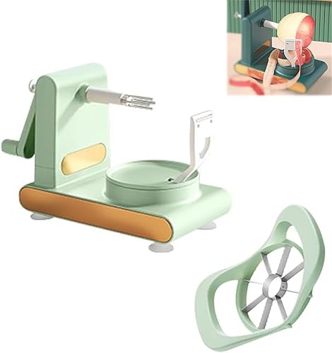 Pelador de frutas múltiples pelador de frutas 2.0 Home Essentials, pelador manual de frutas, pelador de frutas y verduras de acero inoxidable para