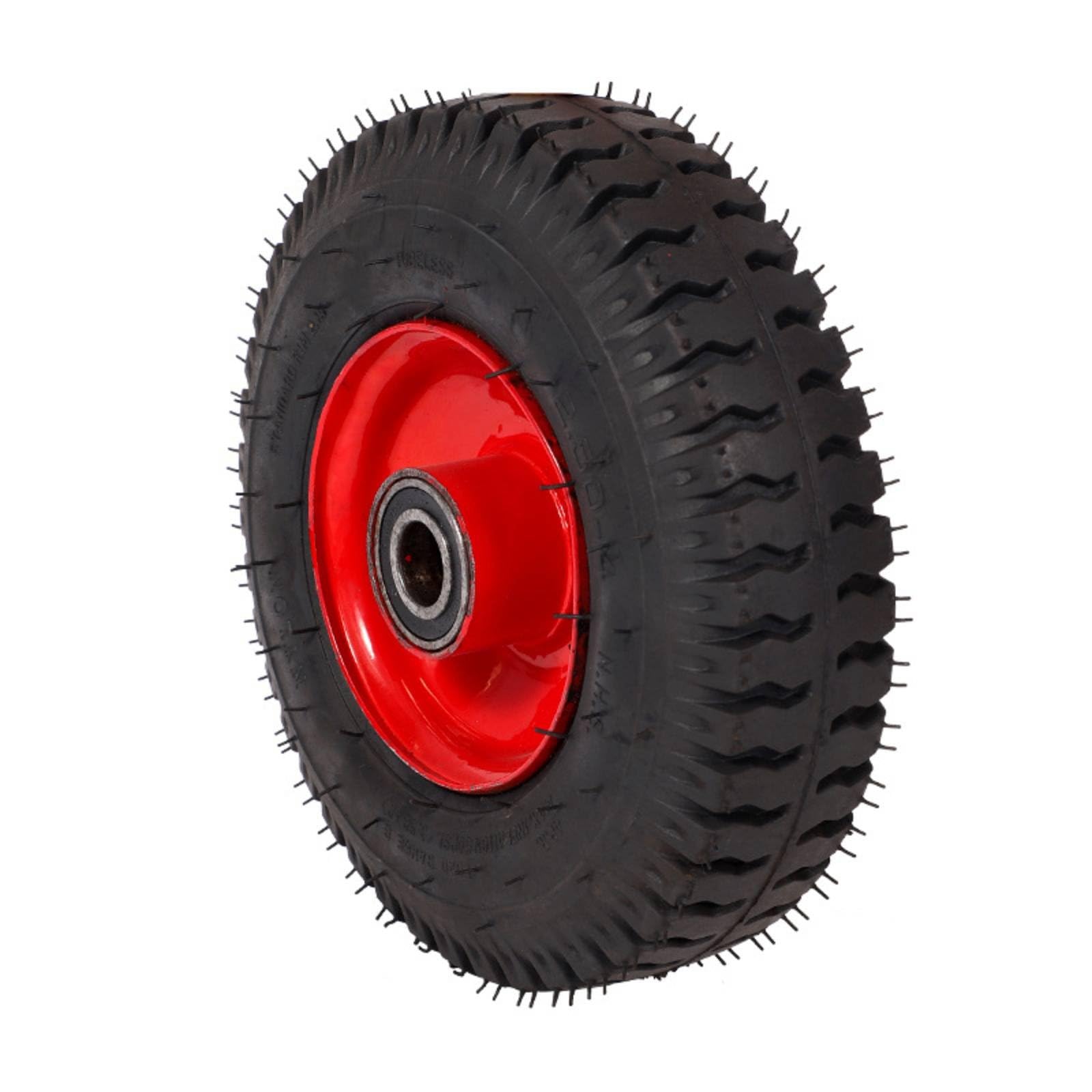 Harilla Rueda Neumática para con Cubo de Acero Rueda de Goma Gruesa Rueda Inflable Rueda para Trolley Movilidad Fluida y Estable Bajo Carga Adecuada para s Carros de Jardín Talleres Almacenes, 250-4
