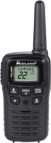 Miniatura 4 de Midland T10 - Walkie Talkie FRS de 22 canales, radio bidireccional de hasta 20 millas, color negro (paquete de 8)