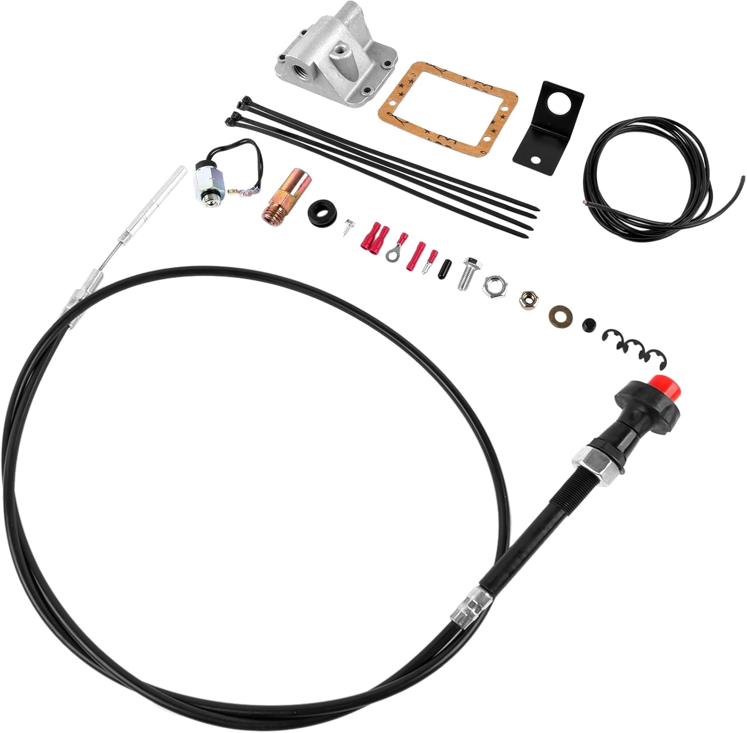 GELUOXI PSL900 Axle Disconnect Replacement for 1987-1995 Jeep Wrangler YJ, Cherokee XJ, Comanche MJ 4X4 4WD Differential Cable Lock Kit