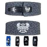 Weightlifting Adjustable Lever Belt for Men & Women Real Cow Hide Leather for Powerlifting Back Support Workout Deadlifts Squats 10MM Thickness 4