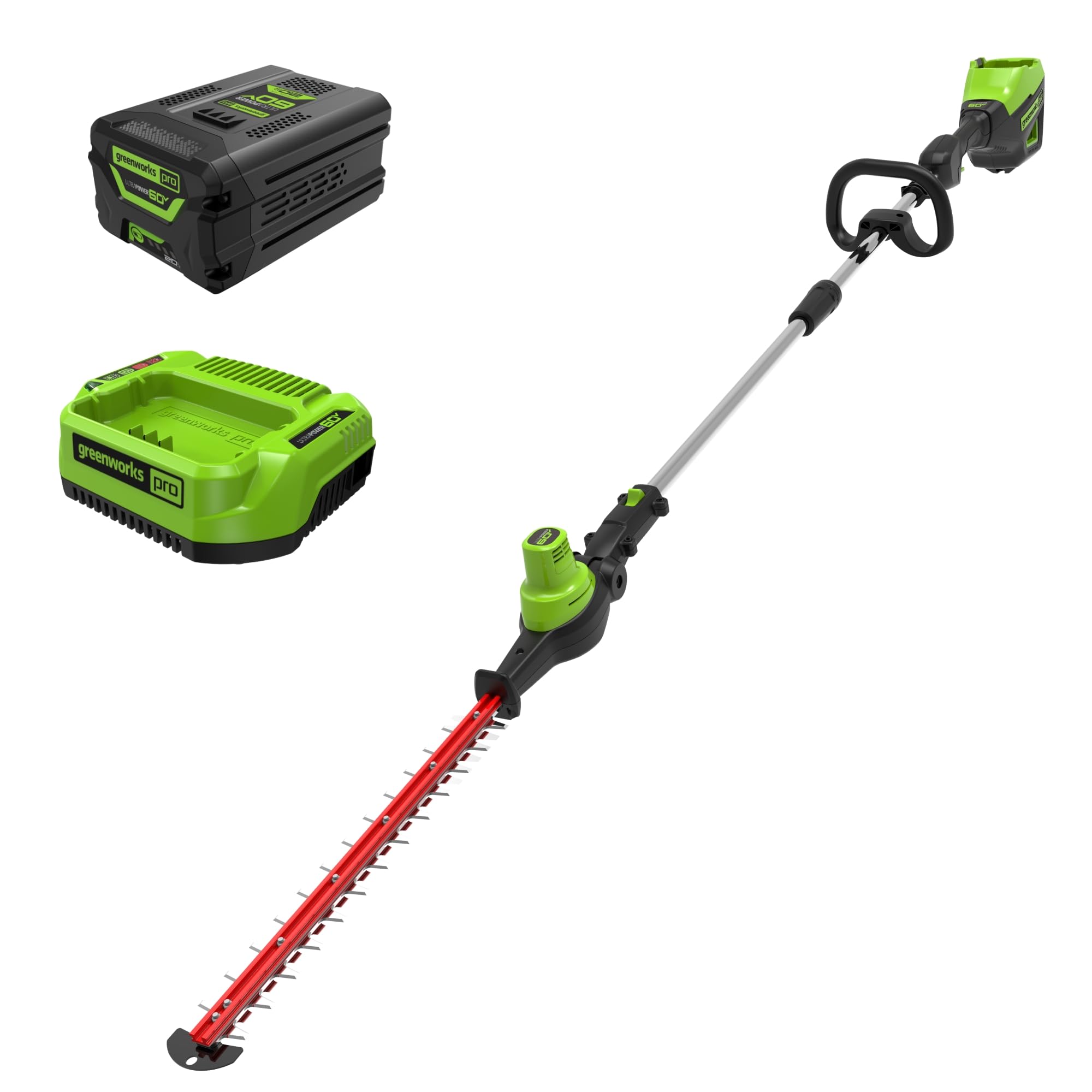 Greenworks 60V Pole Hedge Trimmer