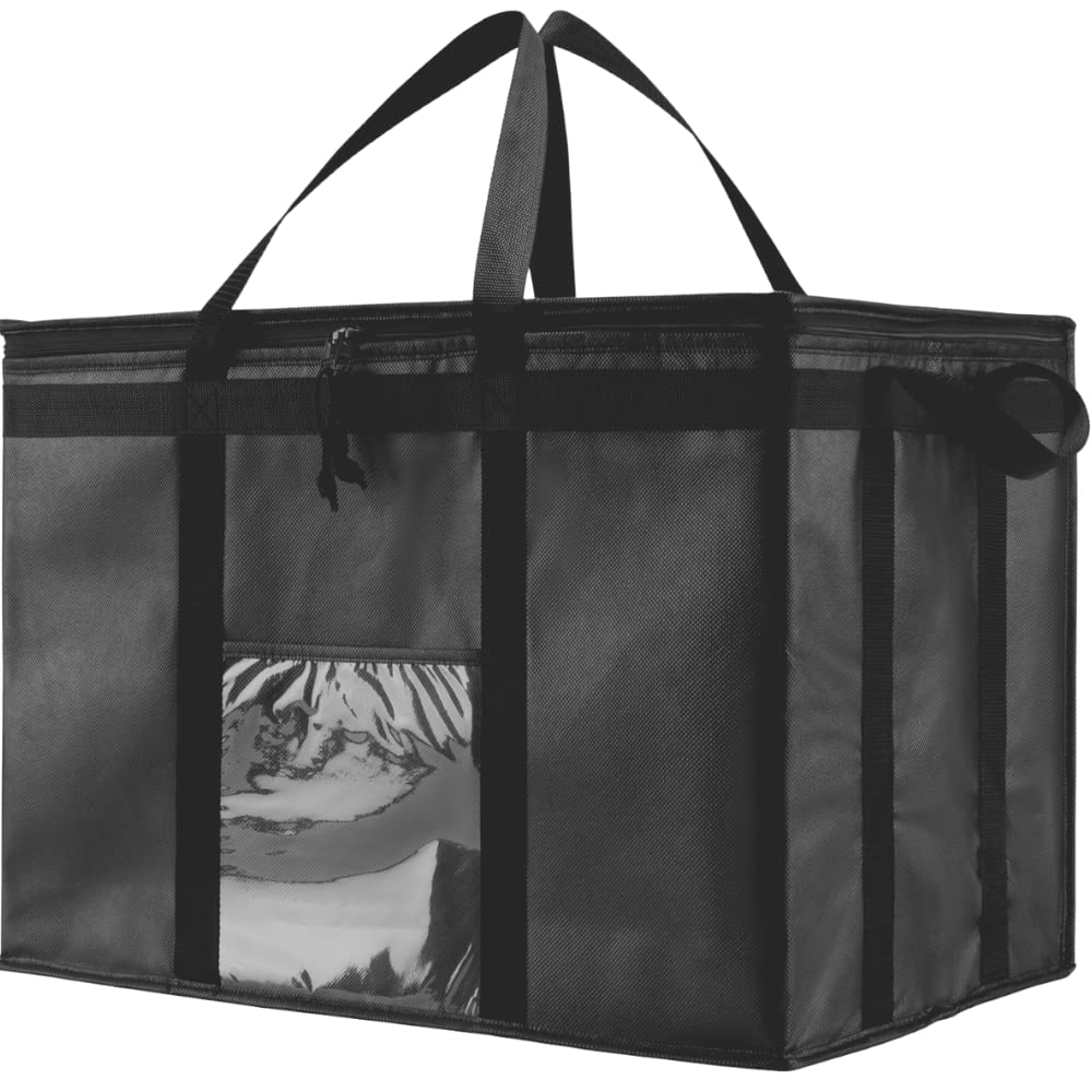 NZ Home Food Delivery Bag, Insulated Reusable Grocery Bag Ideal for Uber Eats, Instacart