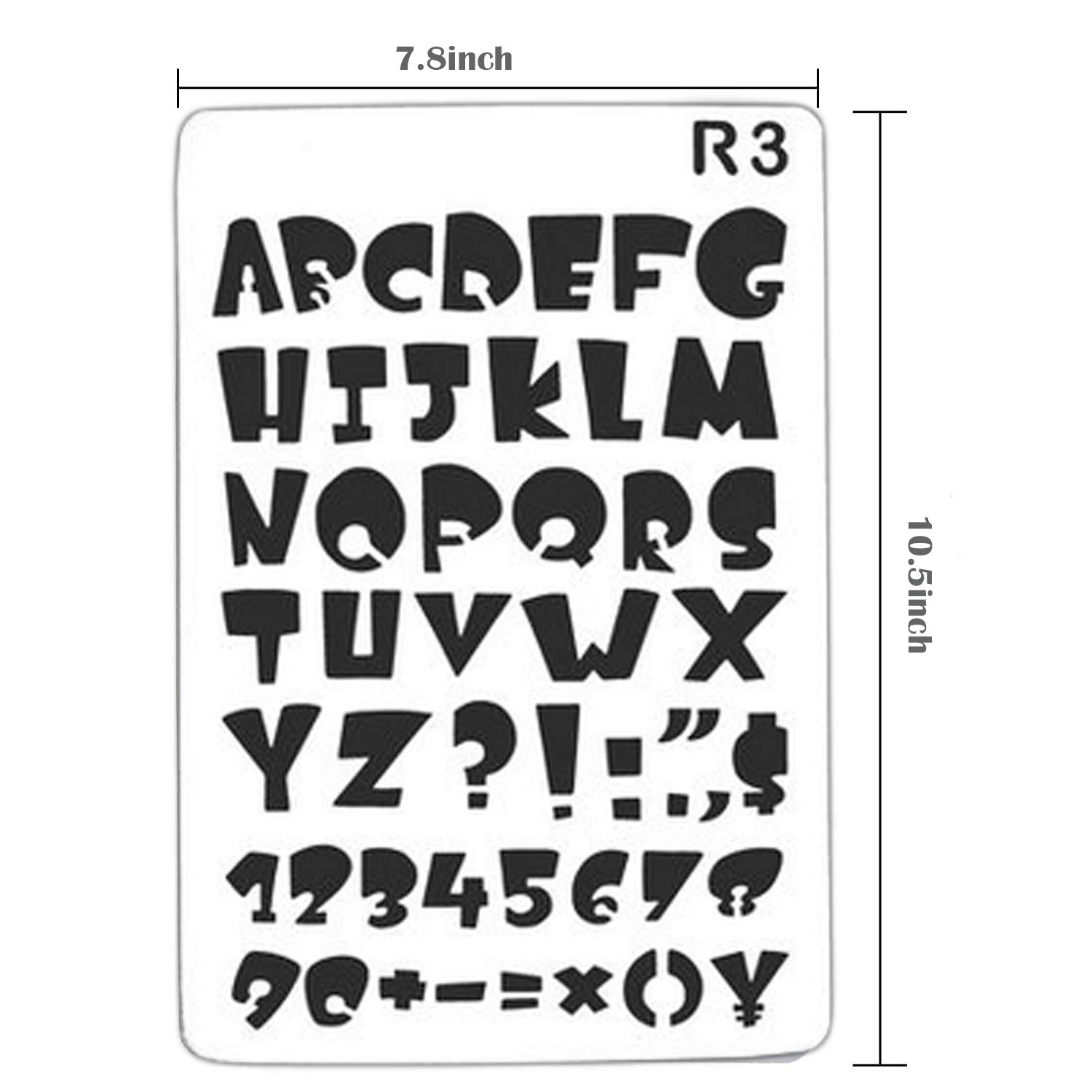 Buy MX-Amigo 10 PCS/Set:Large Hotel Welcome Sign Stencils – Set of 8 ...